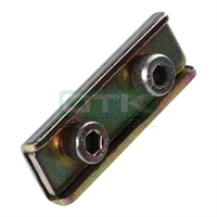 Plate clamp for accelerator and clutch cable